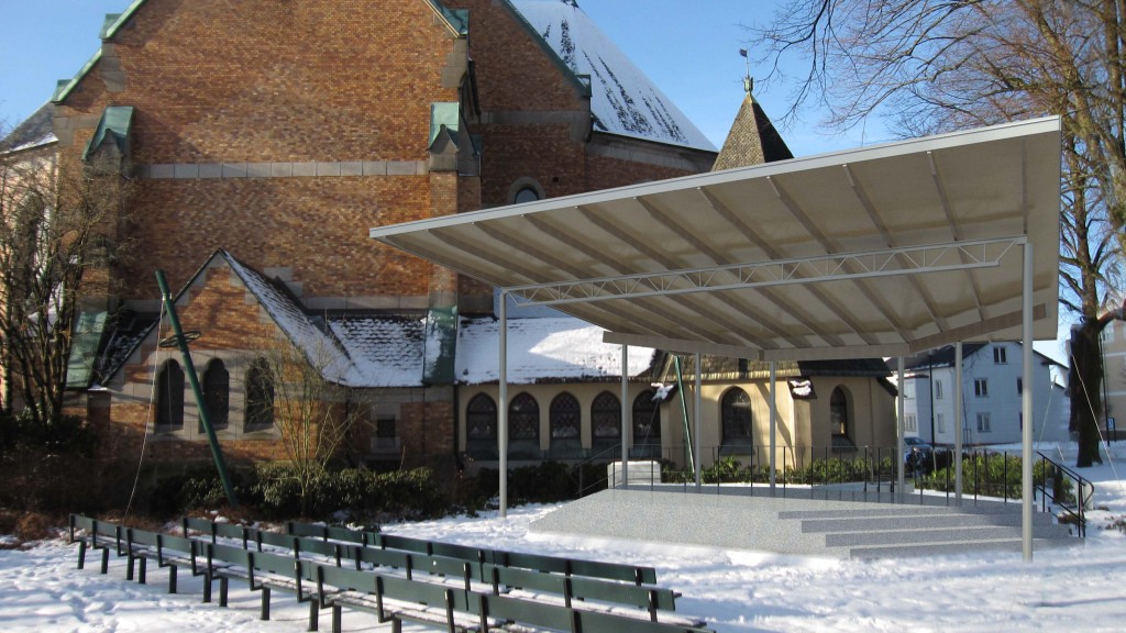 Utescen Gustav Adolfs Kyrka